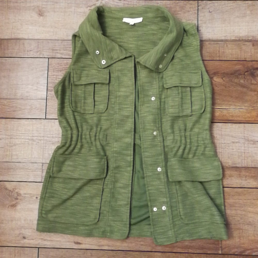 Current Air Maebeline Knit Cargo utility Vest